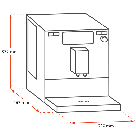 Barista TS Smart®|Kaffeevollautomat Silber