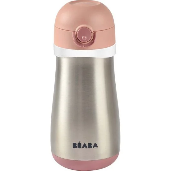 Gourde inox   Old Pink        de               Béaba