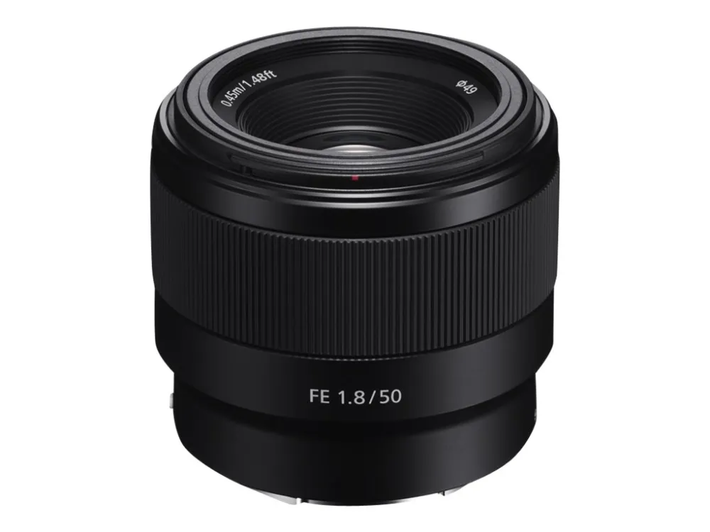 Sony SEL50F18F - Objektiv - 50 mm - f/1.8 FE - Sony E-mount - for Cinema Line; a VLOGCAM; a1; a1 II; a6700; a7 IV; a7C; a7C II; a7CR; a7R V; a7s III; a9 III