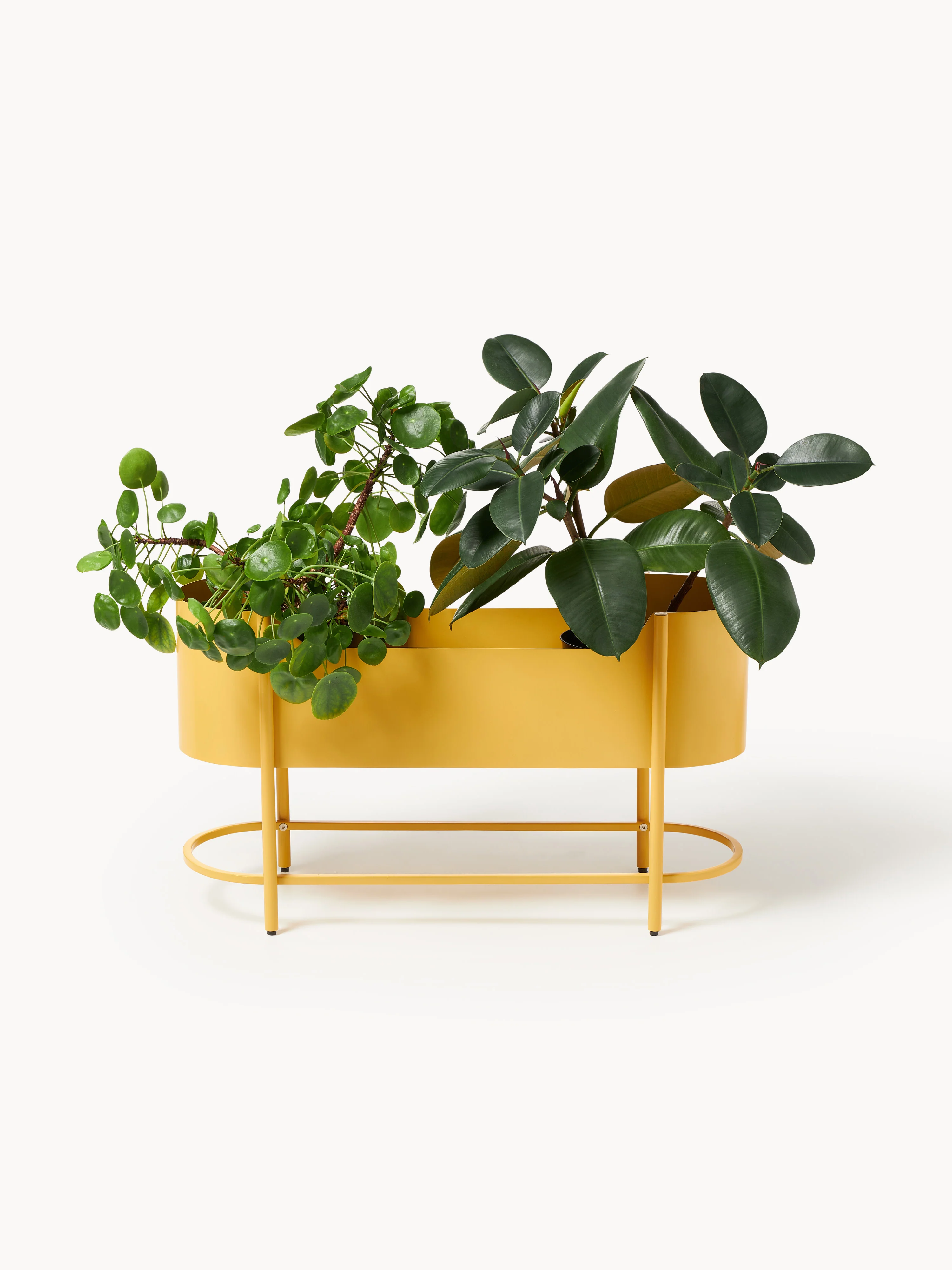 Metalen plantenbak Taru, H 45 cm