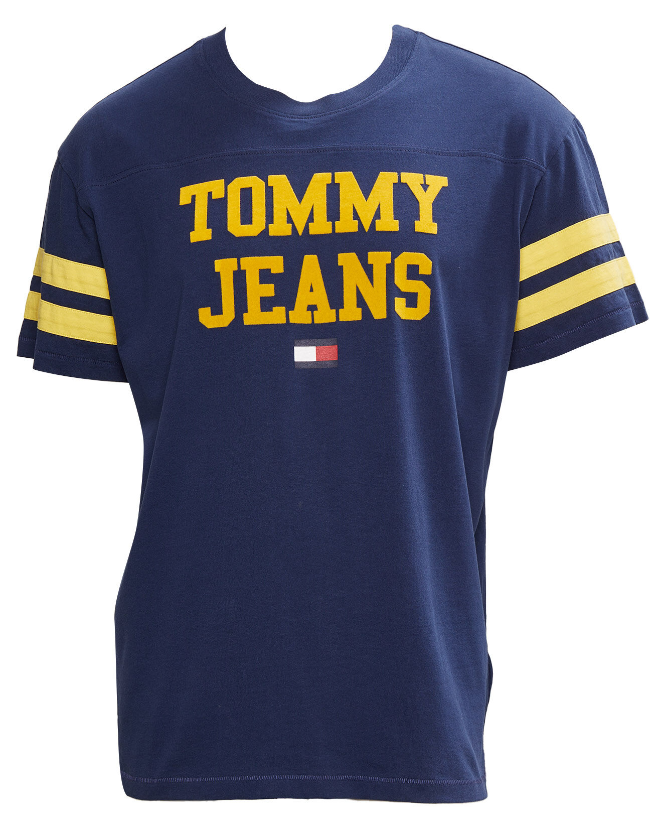 Tommy Jeans T-Shirt Ringer bleu foncé