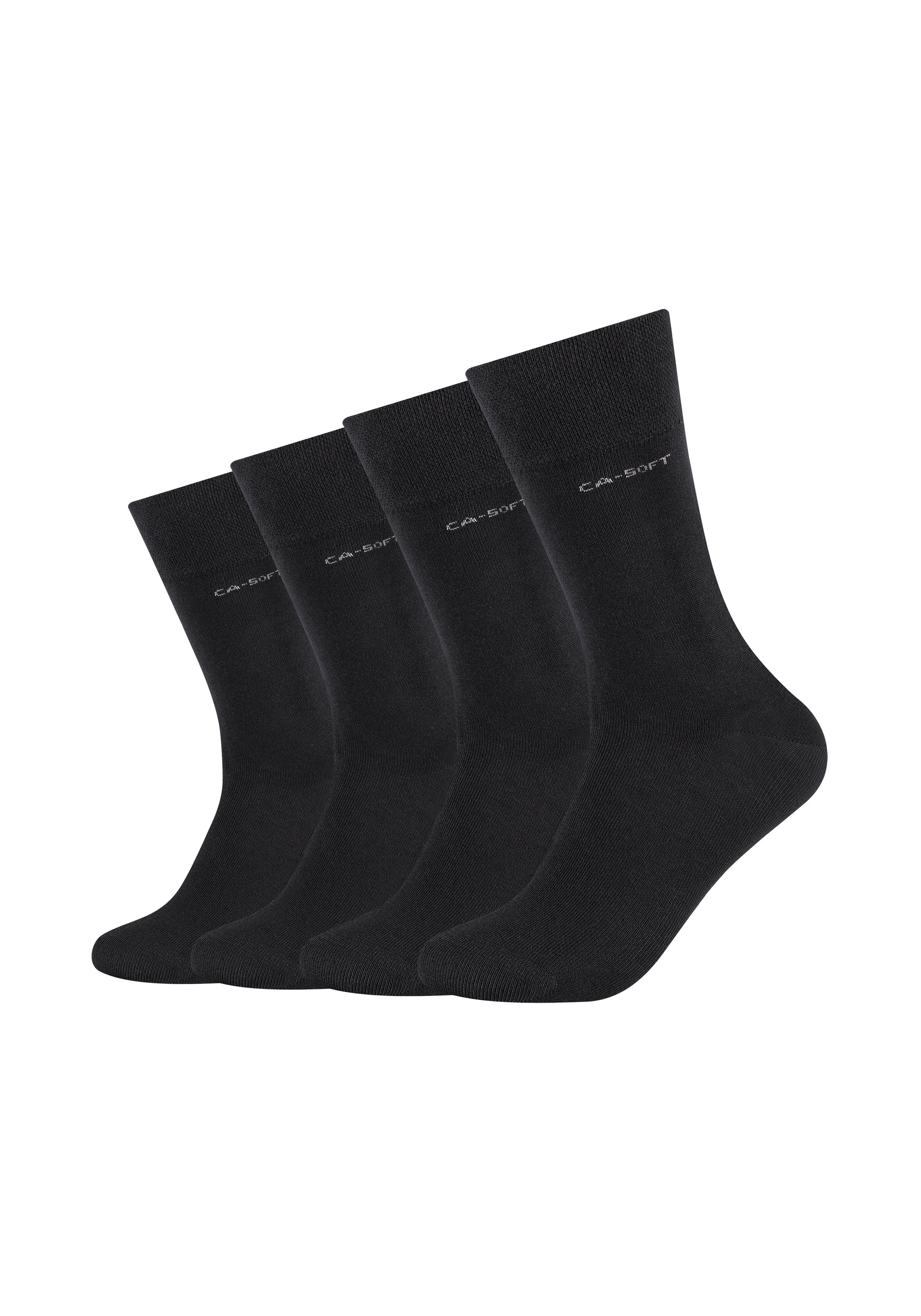 Camano Socken »ca-soft« 4 Paar, 4 Paar tlg. mit verstärktem Fersen- und Zehenbereich