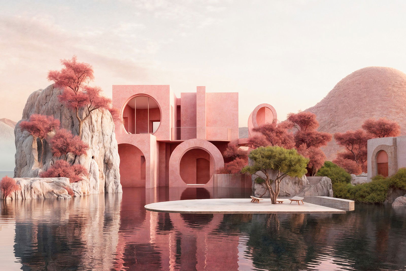 Brutalist Villa 2 by Cristina La Porta - Limited Edition. Edition of: 150. Signed.