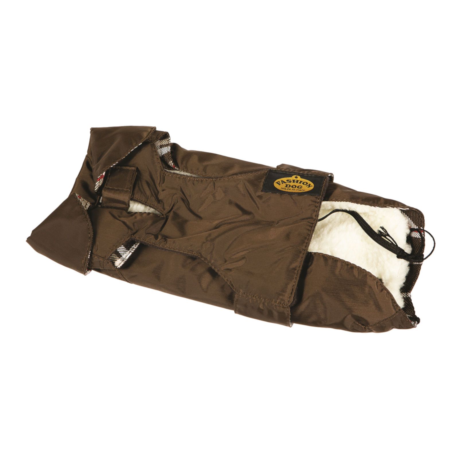 Fashion Dog Hundemantel speziell für Dackel - Braun - 36 cm