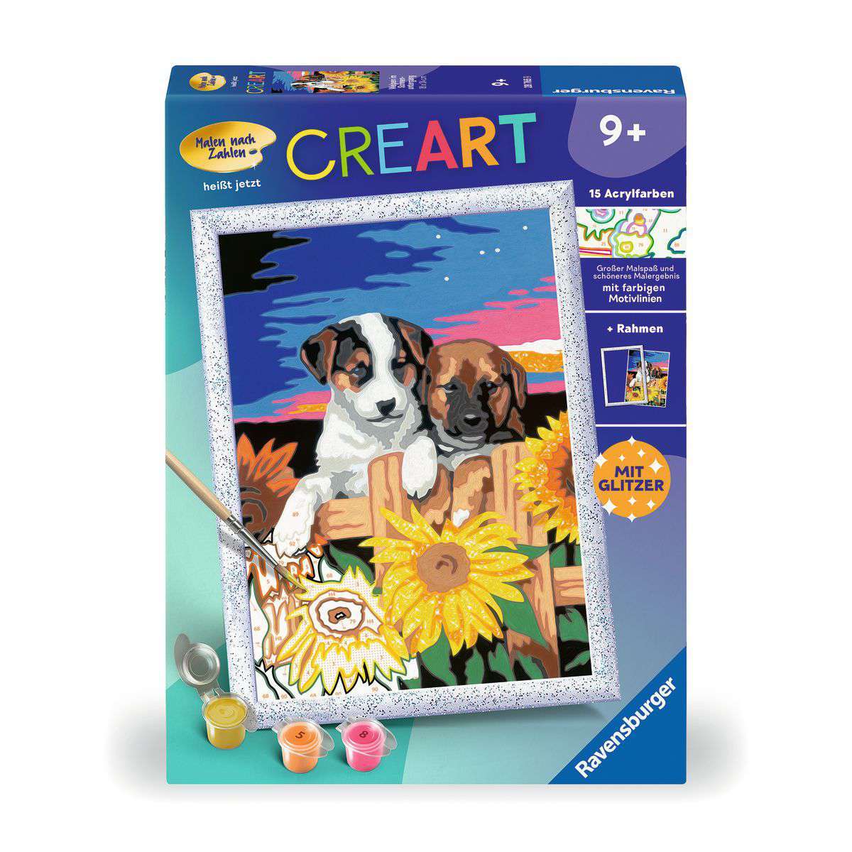 Ravensburger Spiel Welpen im Sonnenuntergang