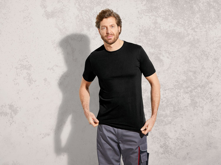 T-shirts voor heren, set van 3, puur katoen
