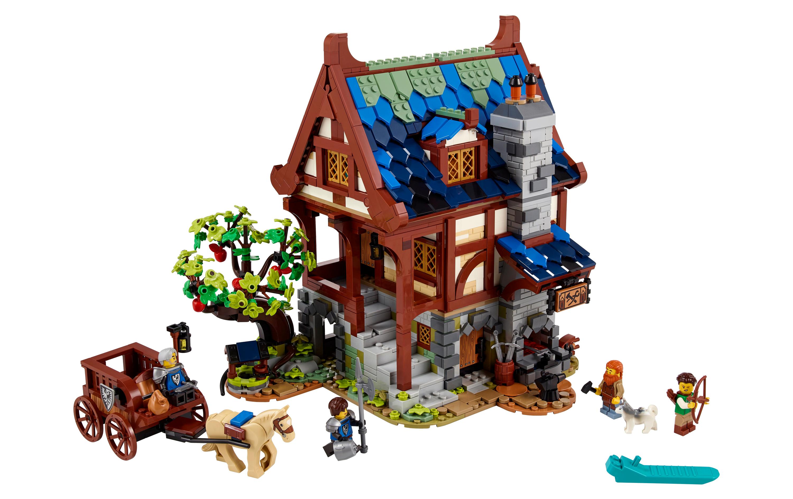 Ideas Mittelalterliche Schmiede 21325<br>LEGO Bausteine Set