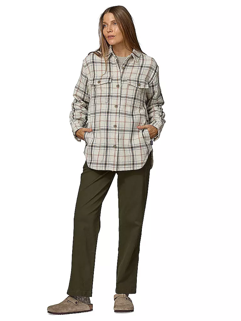 PATAGONIA Overshirt W'S FJORD LOFT OVERSHIRT weiss