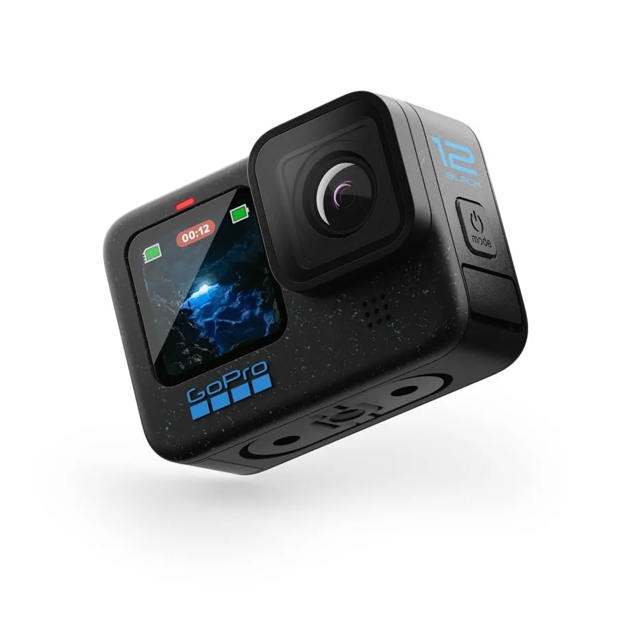 GoPro® | HERO12 Black - Action-kamera / 60 fps - undervands op til 10 m - Sort