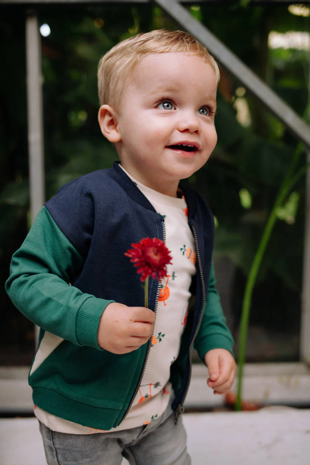 Babyface sweatvest blauw