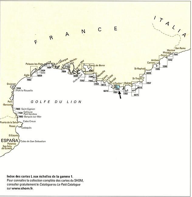 EPSHOM - 7093L RADE DE TOULON