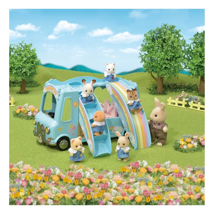 Sylvanian Families Bus arc-en-ciel