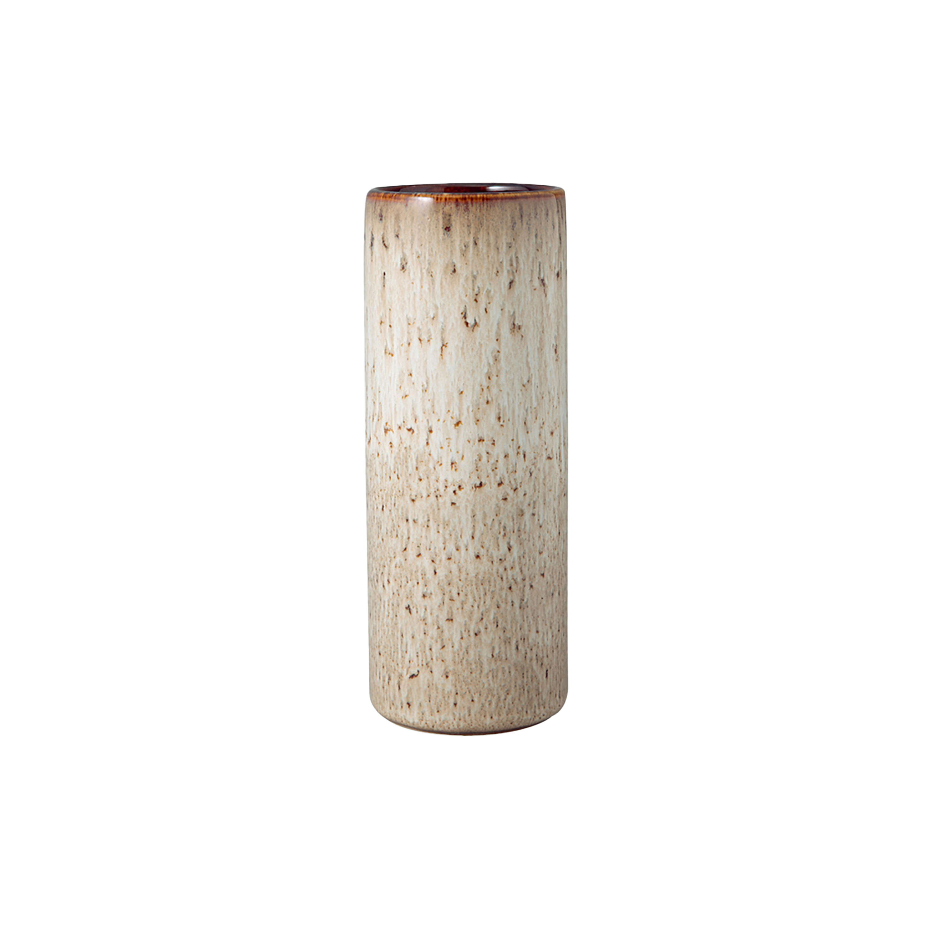 Lave Vase Beige, 3.1'' x 7.9'', earthenware