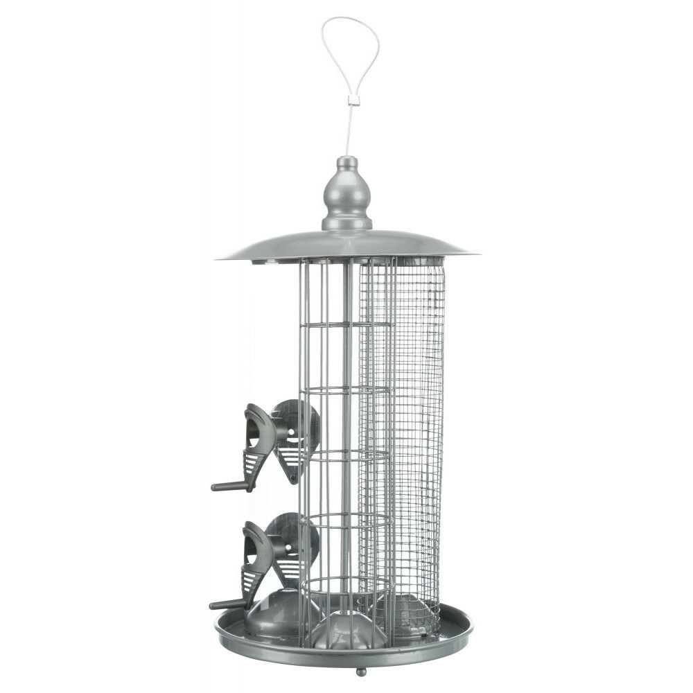 Mangeoire a oiseaux, station d'alimentation 3 en 1, mangeoires extérieur po