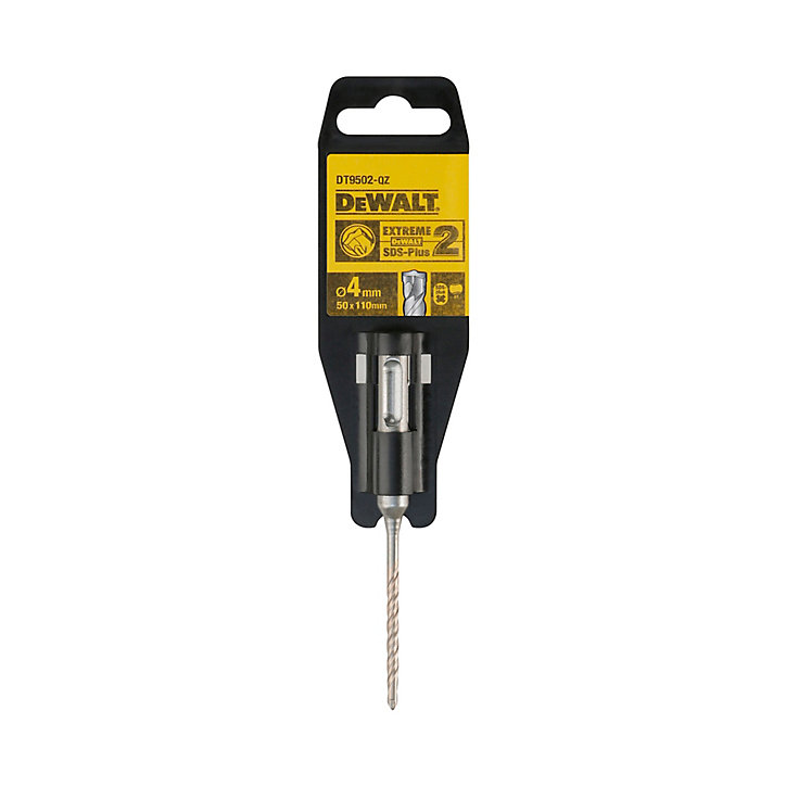 Foret béton Ø.4 x L.110 mm DeWalt DT9502-QZ en acier emmanchement SDS Plus
