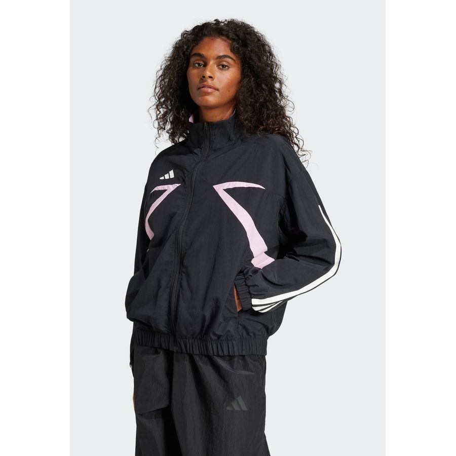 Adidas Veste de survêtement toile Color Block 3 bandes Tiro Cut