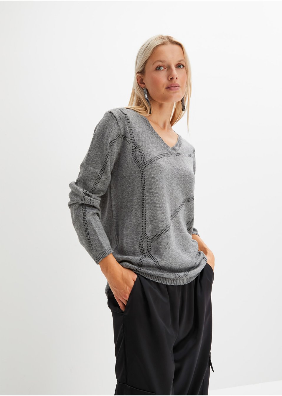Pull avec application de strass