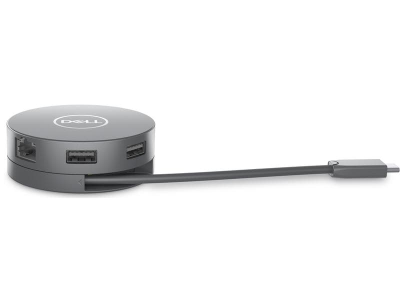 Dell Dockingstation DA305 6-in-1 USB-C 6-in-1 USB-C-Adapter mit Stromdurchführung