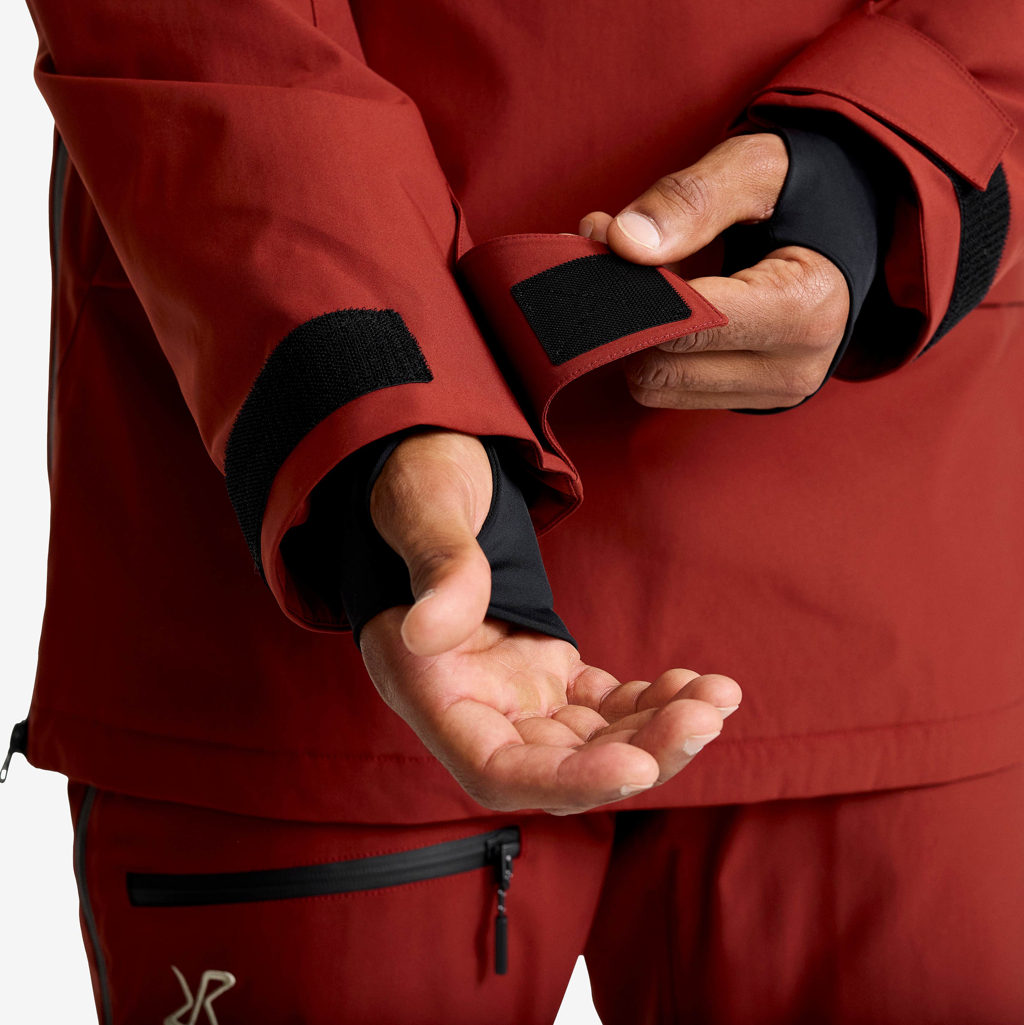 Halo 2L Insulated Ski Anorak Herre Fired Brick