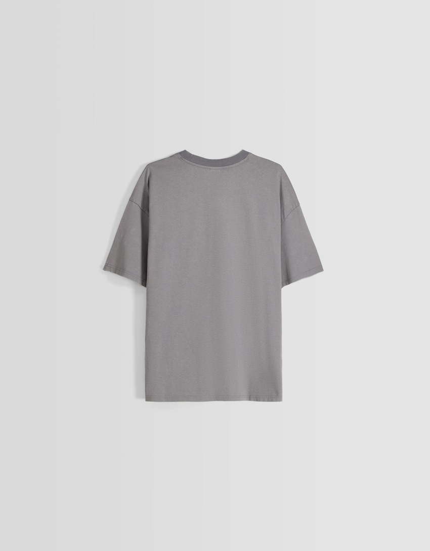 Camiseta de manga curta oversized