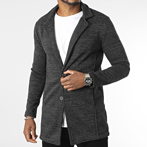 Veste Noir Chiné