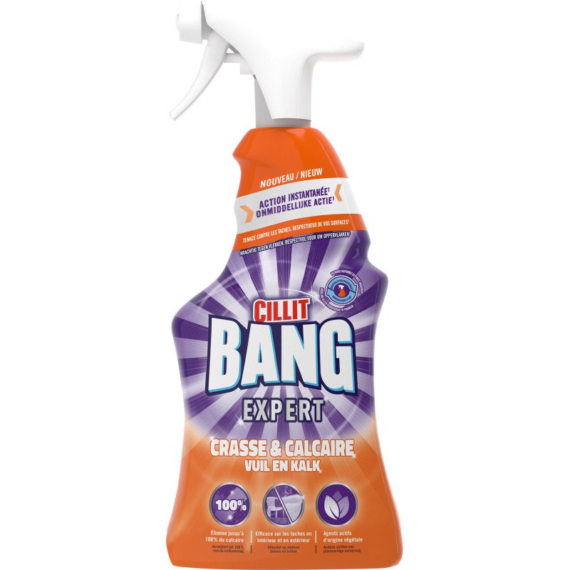 Nettoyant surpuissant anticalcaire Cillit Bang - Spray de 750 ml