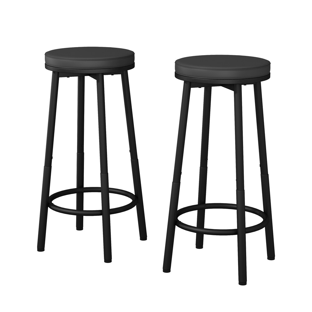 Vicco Barhocker Edmonton Schwarz 31,5 x 64 cm 2er Set