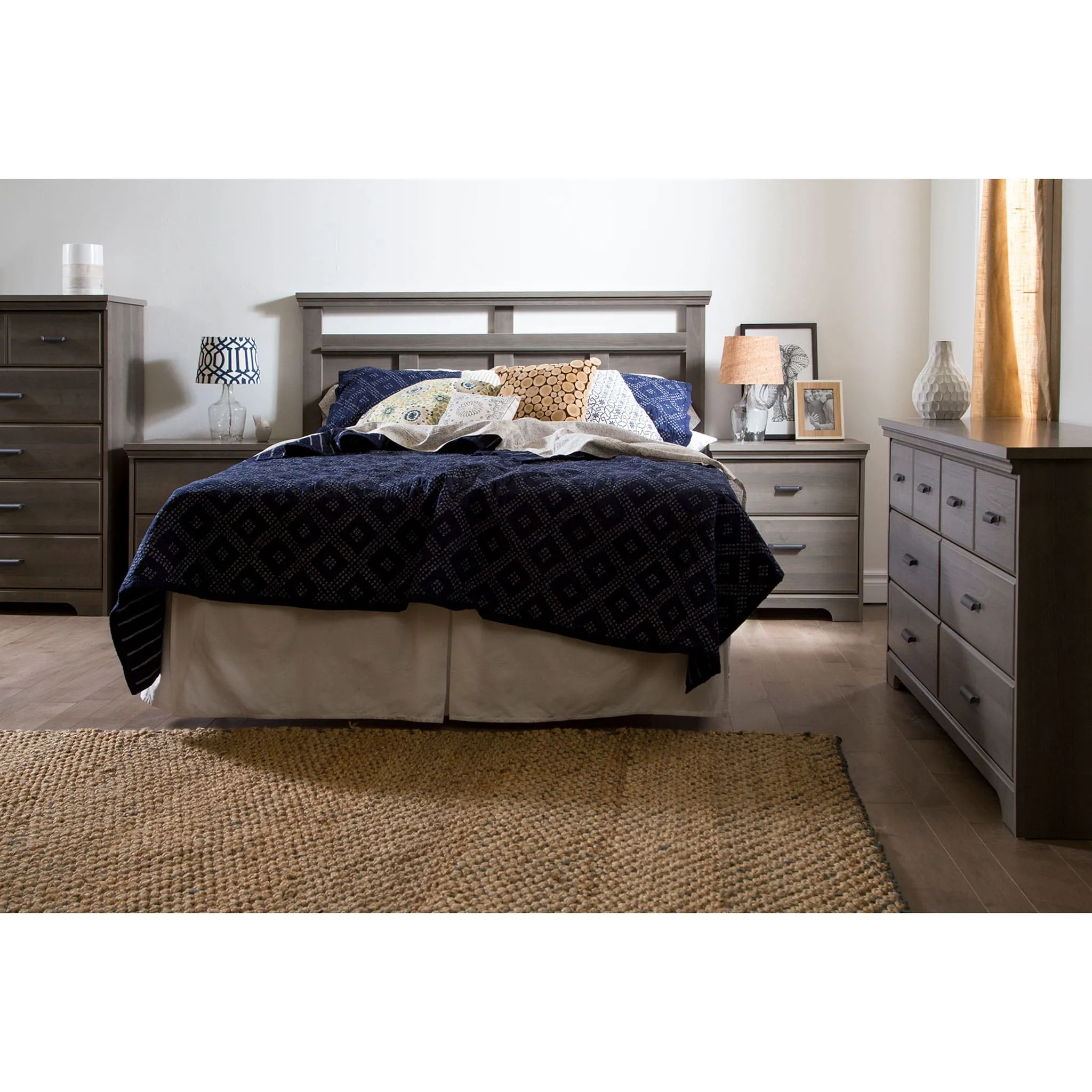 South Shore Commode 5 Tiroirs - Versa Érable Cendré