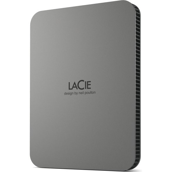 LaCie Mobile Drive Secure disque dur externe 2 To USB Type-C 3.2 Gen 1 (3.1 Gen 1) Gris