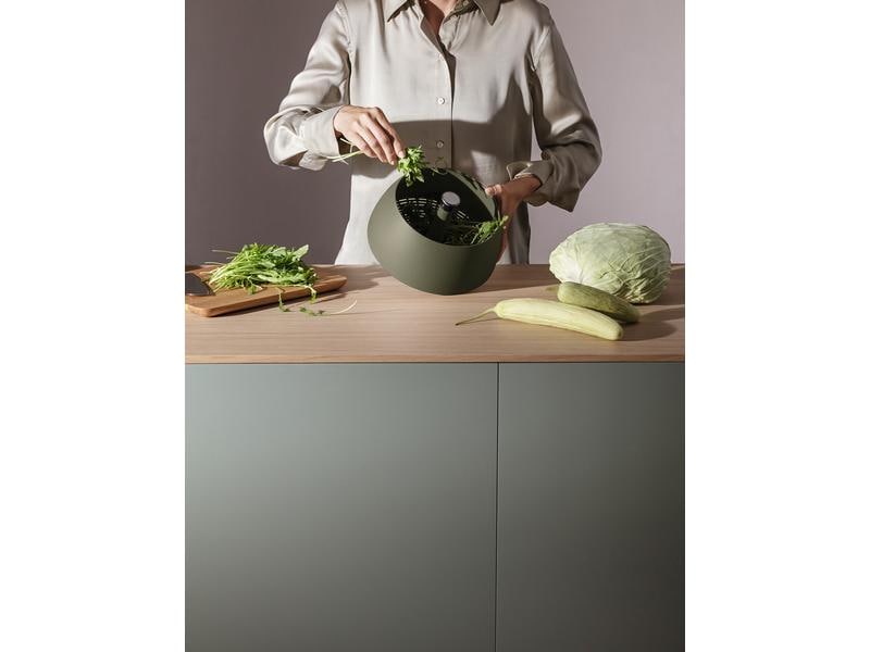 Eva Solo Salatschleuder Green Tool 24 cm, Grün Praktische Salatschleuder