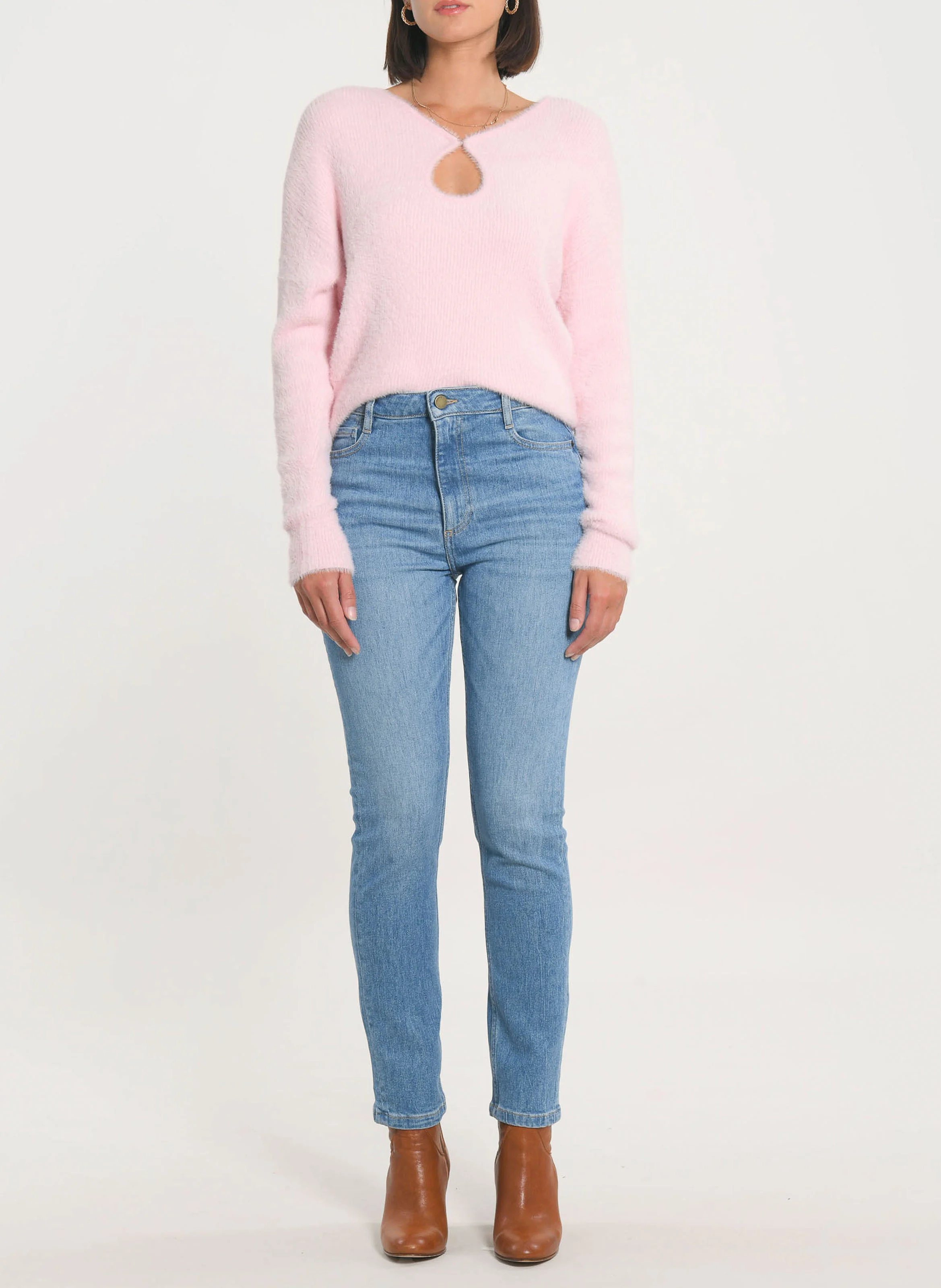 MYLO - Pull oversize en maille | Rose