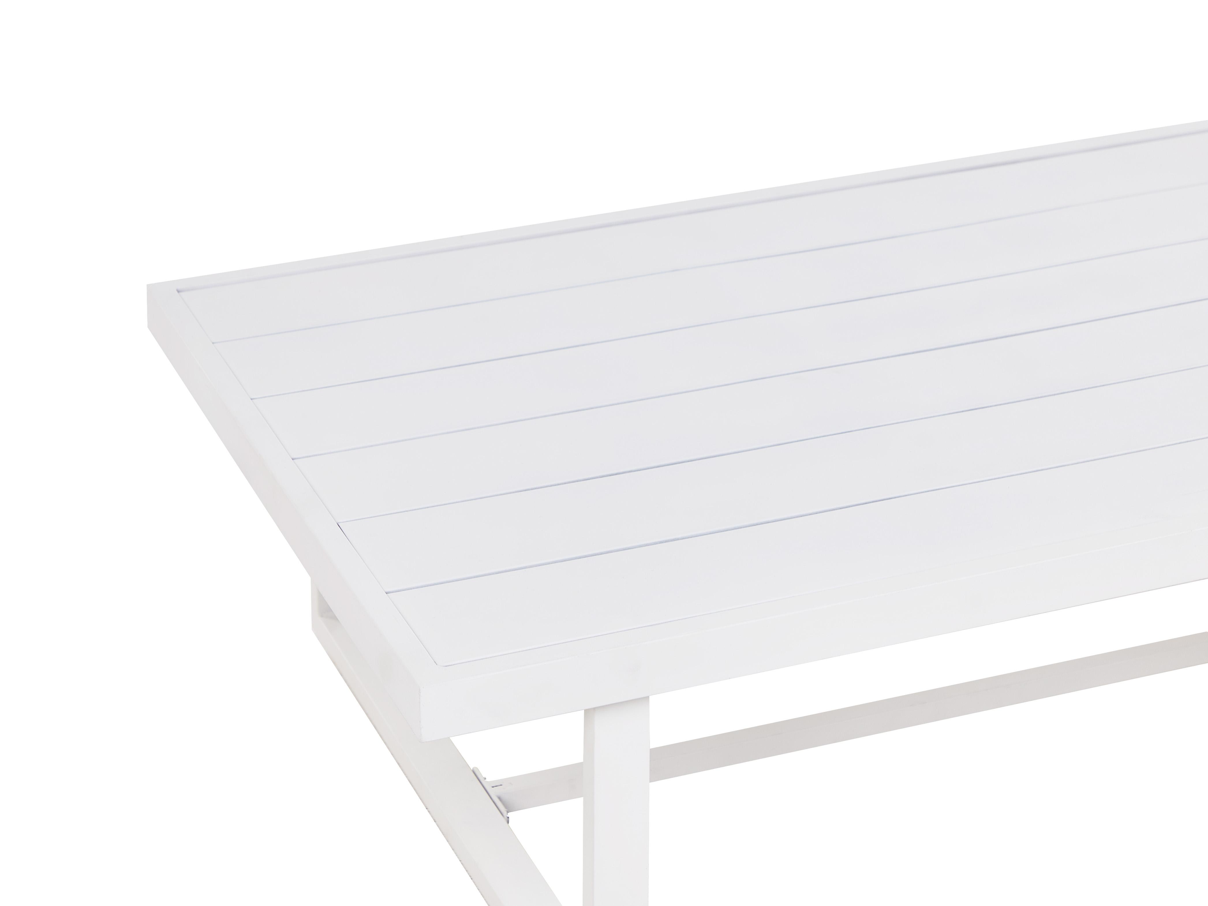 Loungeset met tafel 5-zits SERLA Metaal Wit