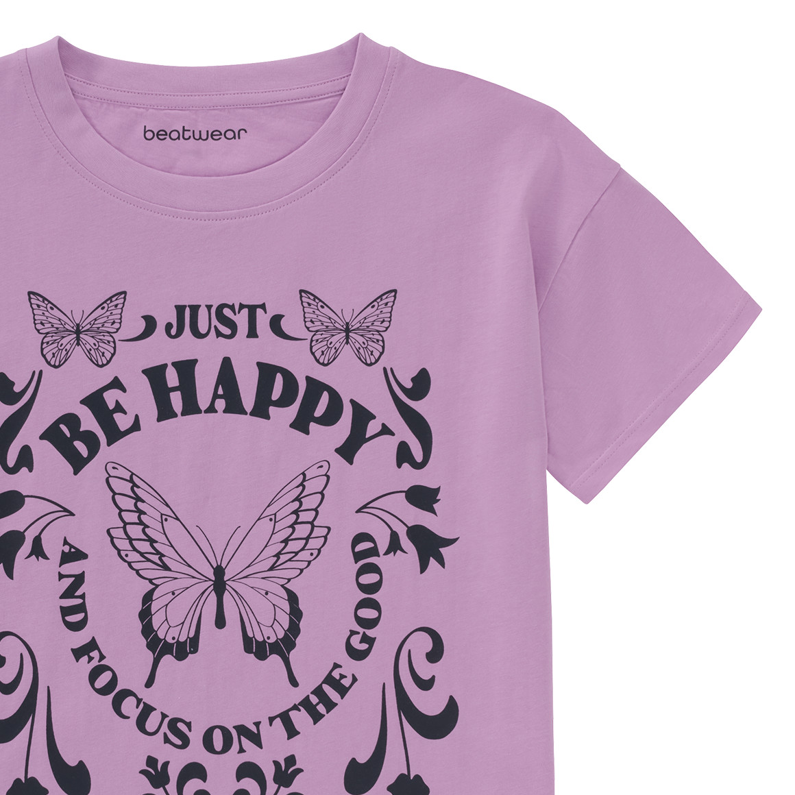 Beatwear Mädchen T-Shirt mit Print helllila