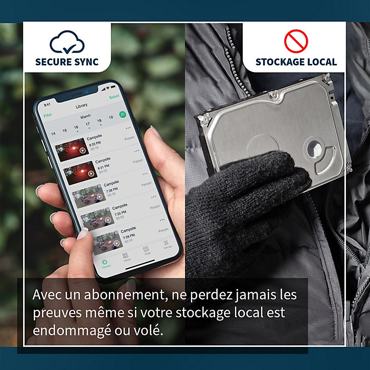 Caméra de vidéosurveillance intérieure sans fil Arlo Essential 1080p blanche