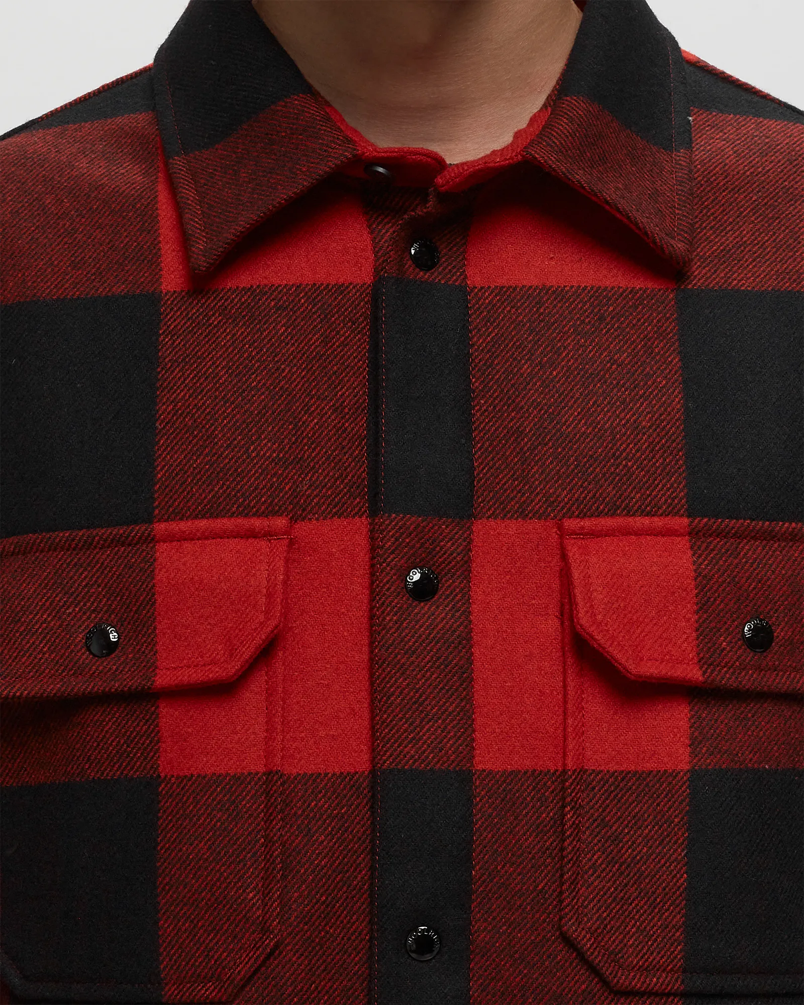 WOOLRICH ALASKAN WOOL CHECK OVERSHIRT