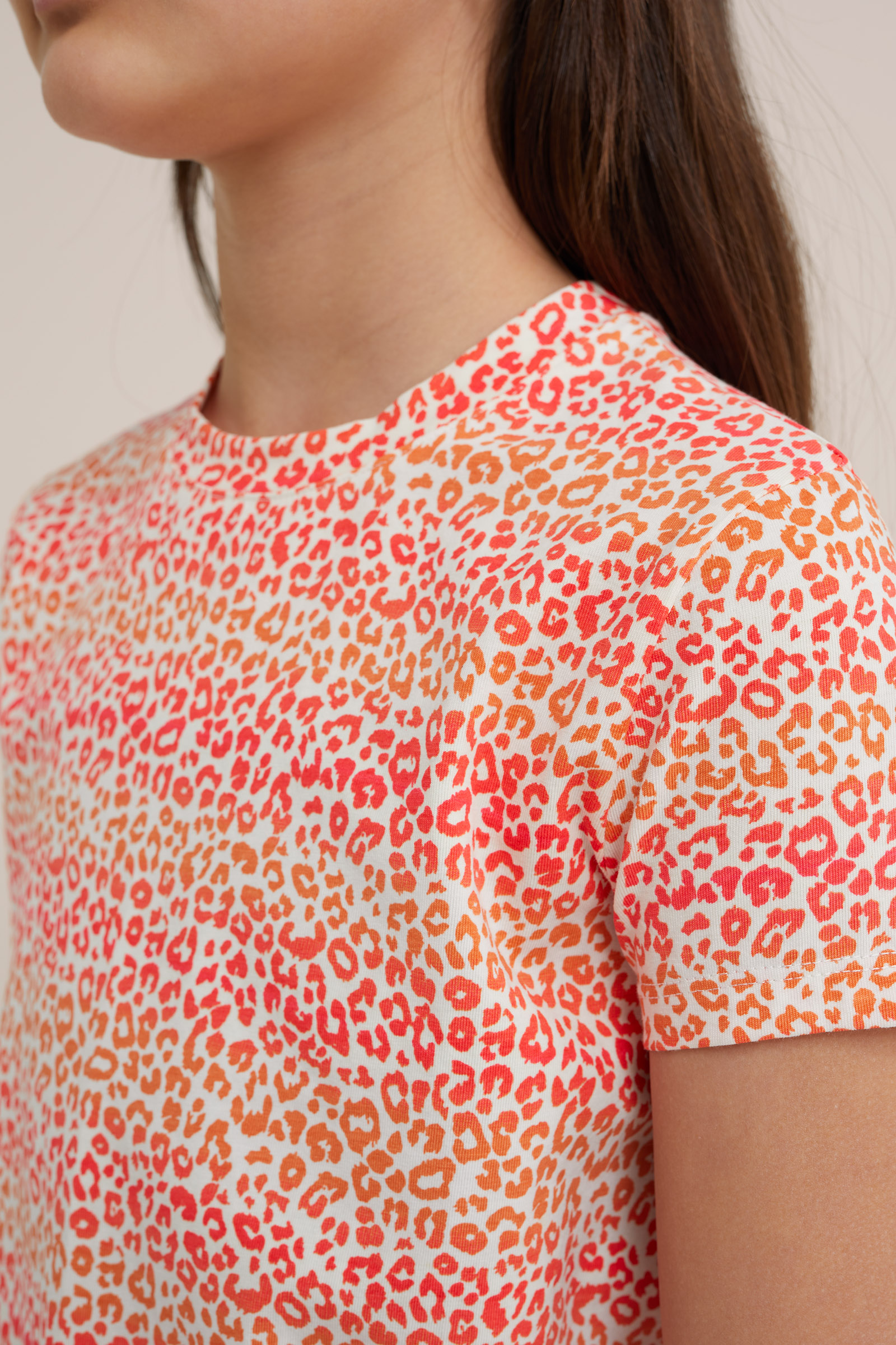 Meisjes T-shirt met dessin WE Fashion Felroze