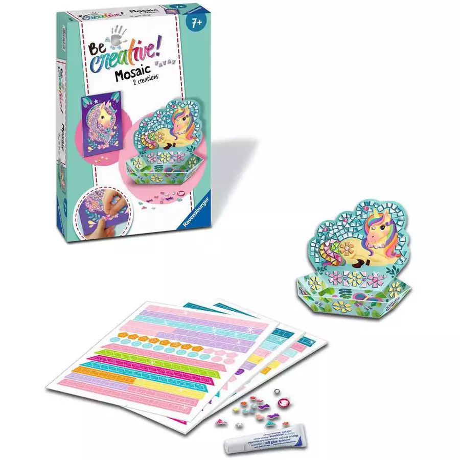 Ravensburger BeCreative Mosaic Unicorn bunt