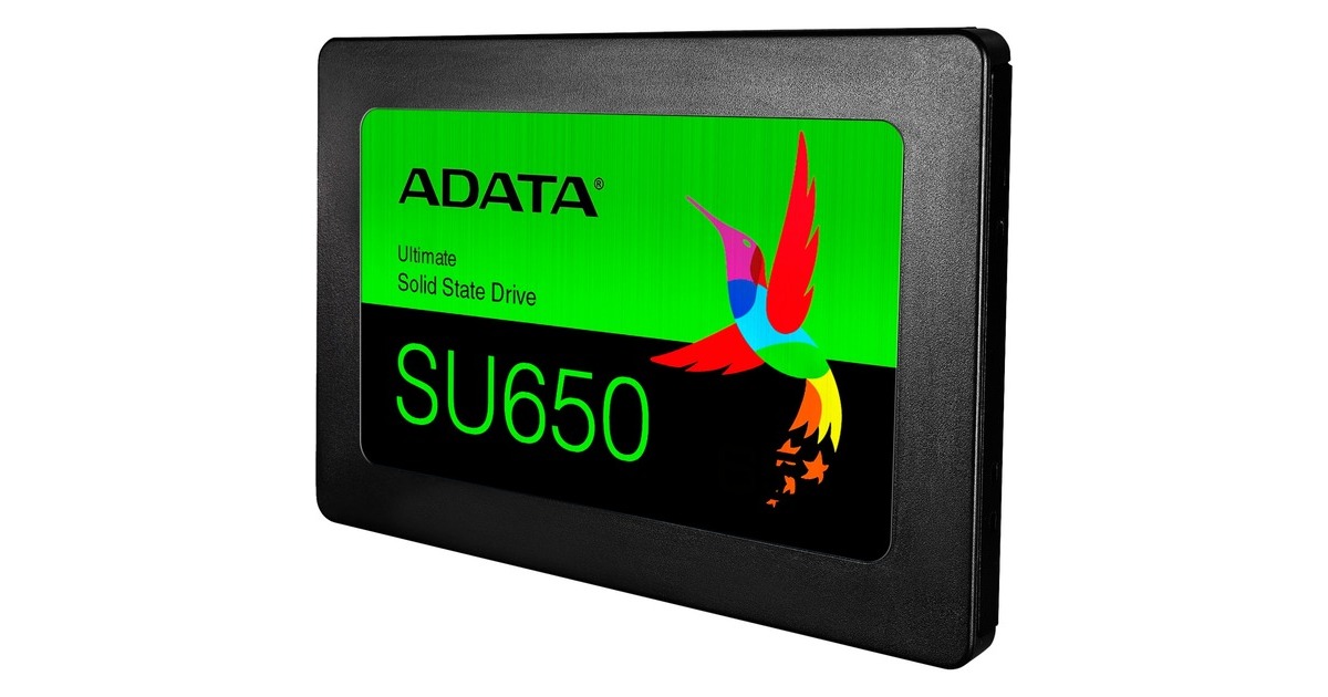 ADATAUltimate SU650, 512 GB SSD  (Zwart, ASU650SS-512GT-R, SATA/600)