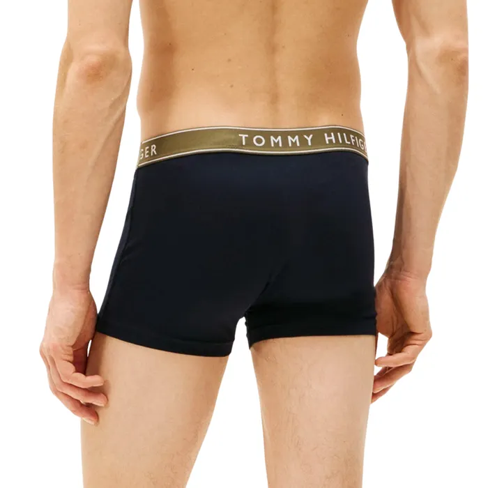 Tommy Hilfiger Logo Waistband Trunk Boxershorts Heren (3-pack)