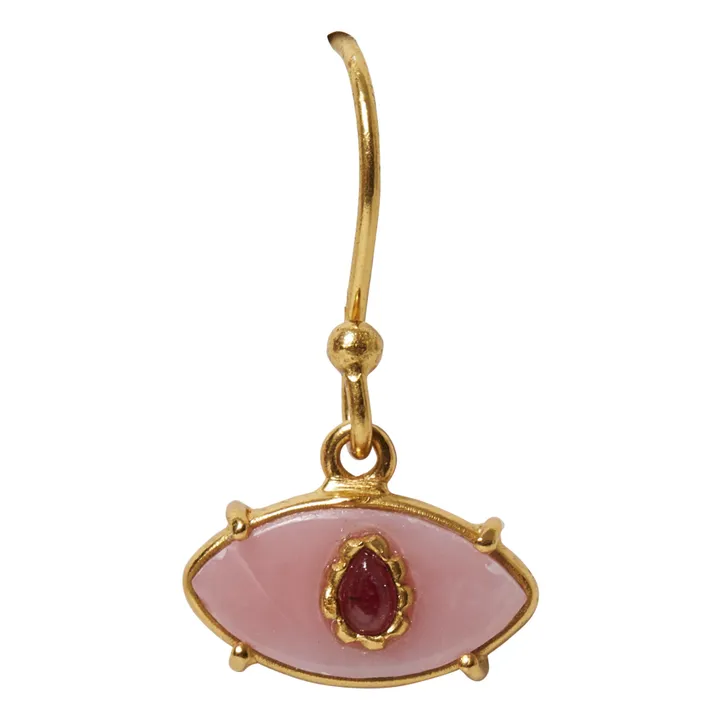 Bohemian Rhapsodie Paris Boucle d'oreille Ayin Opale Rose | Rose