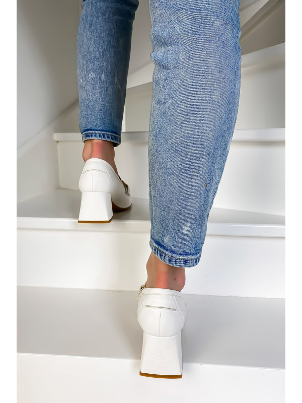 Mocassins E656E2 Pasman Bianco - Semerdjian
