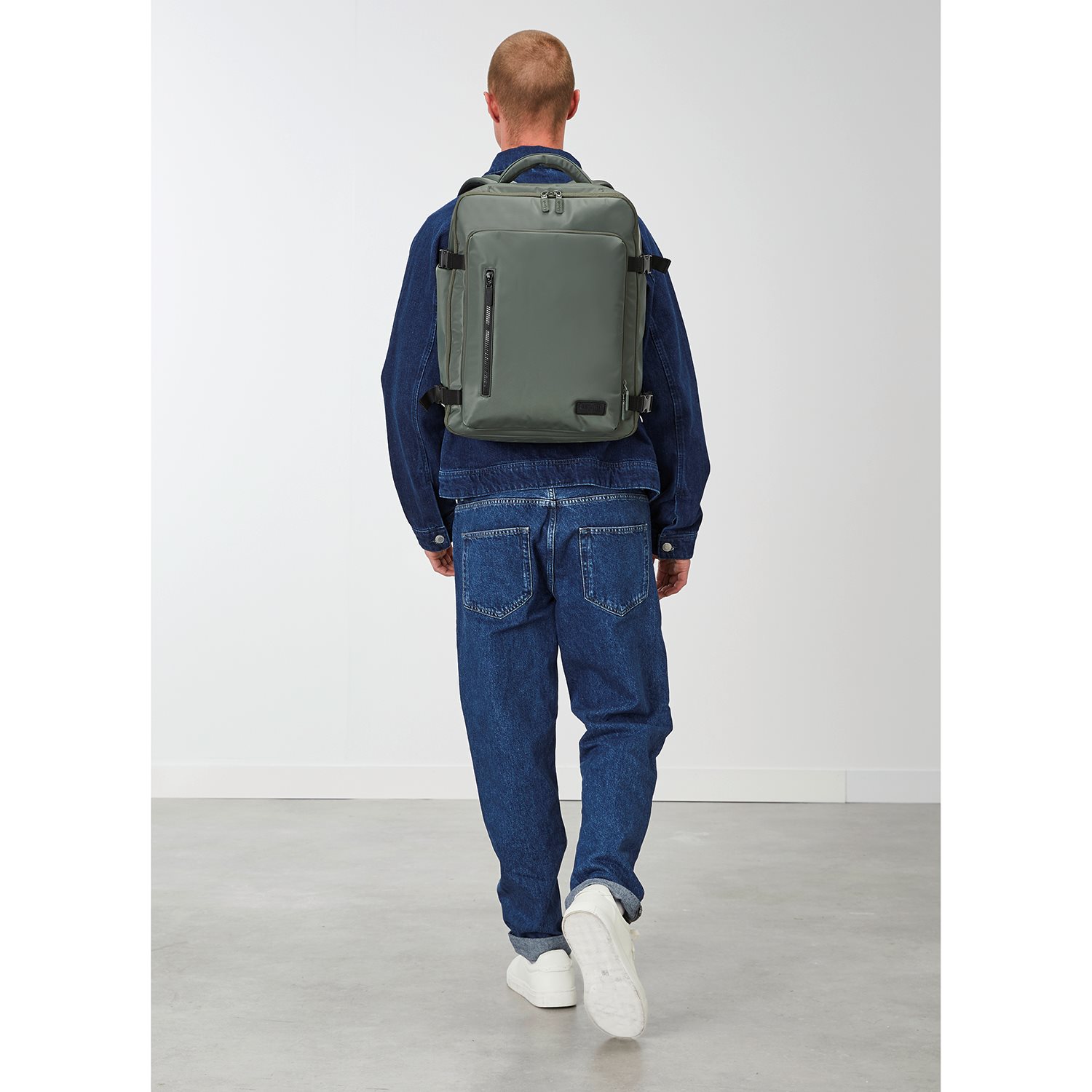 Lipault City Plume Travel Backpack khaki