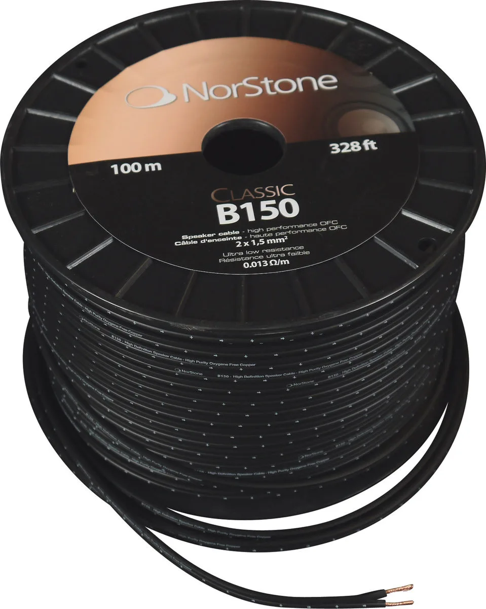 NorStone B150 (100 m) Câbles d'enceintes en bobine
