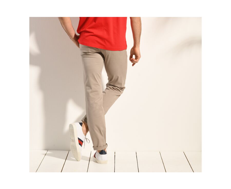 Pantalon chino homme Gris Vert - KYRK