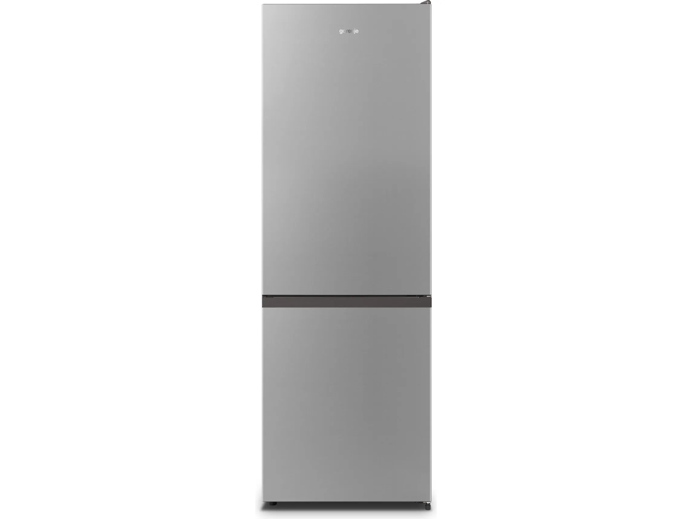 Gorenje NRK6182PS4 - Køleskab/fryser - bund-fryser - bredde: 59.5 cm - dybde: 59 cm - højde: 178.5 cm - 292 liter - Klasse E - grå
