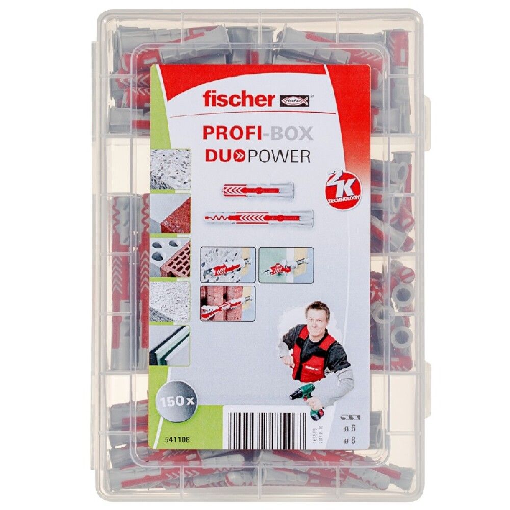 SORTIMENTBOKS FISCHER DUOPOWERPLUS DYBLER