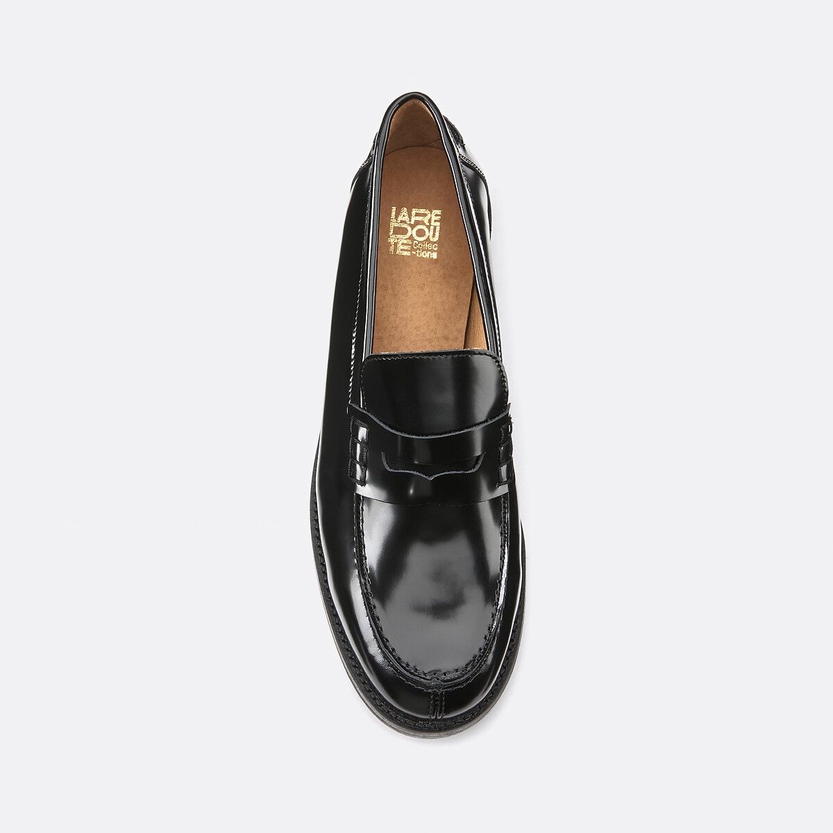 COLEÇÕES LA REDOUTE<br>Mocassins de couro, assinatura FILIPINA