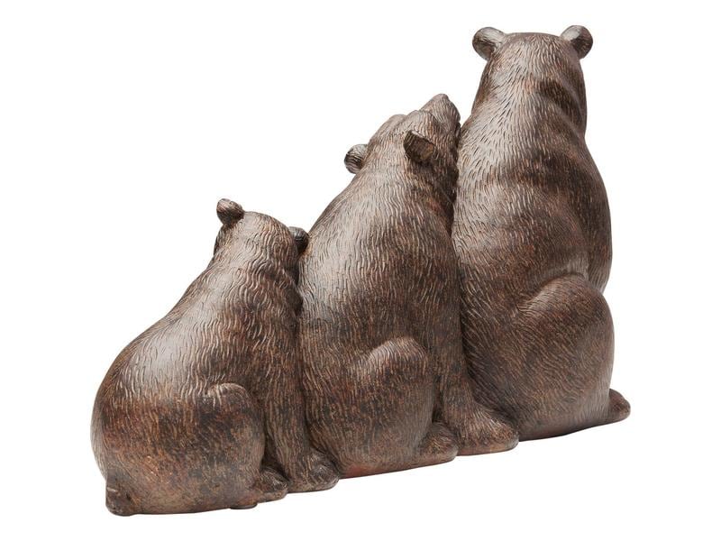 Kare Dekofigur Relaxed Bear Family Braun Deko-Objekt
