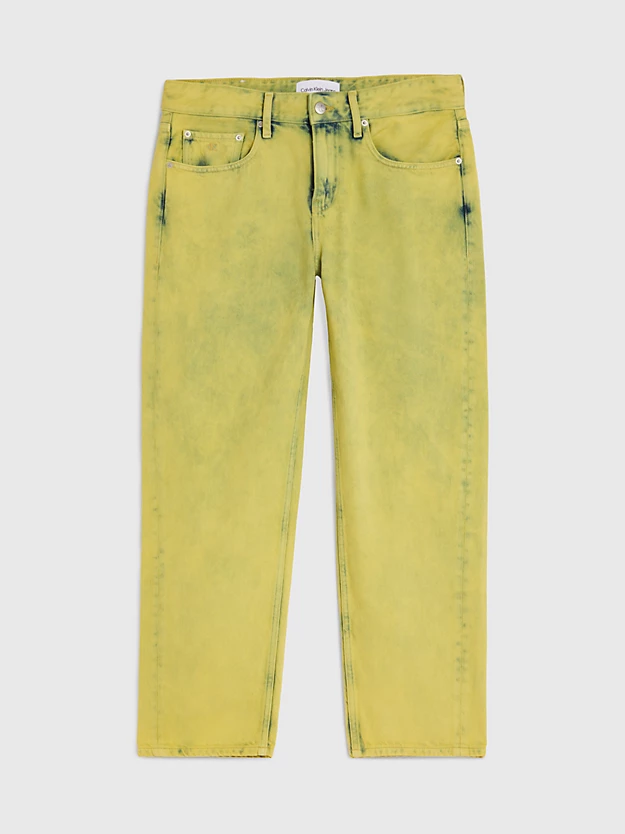 Calça jeans reta cropped dos anos 90