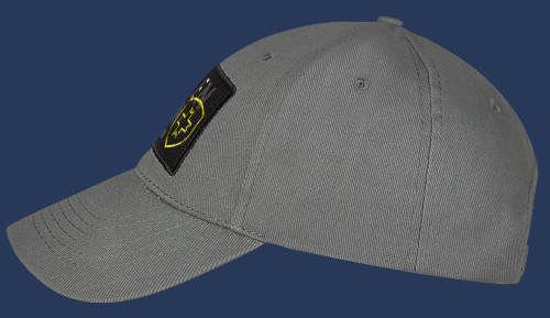 Baseball-Cap 04 Baumwolle, Grey/Darkgrey/Yellow